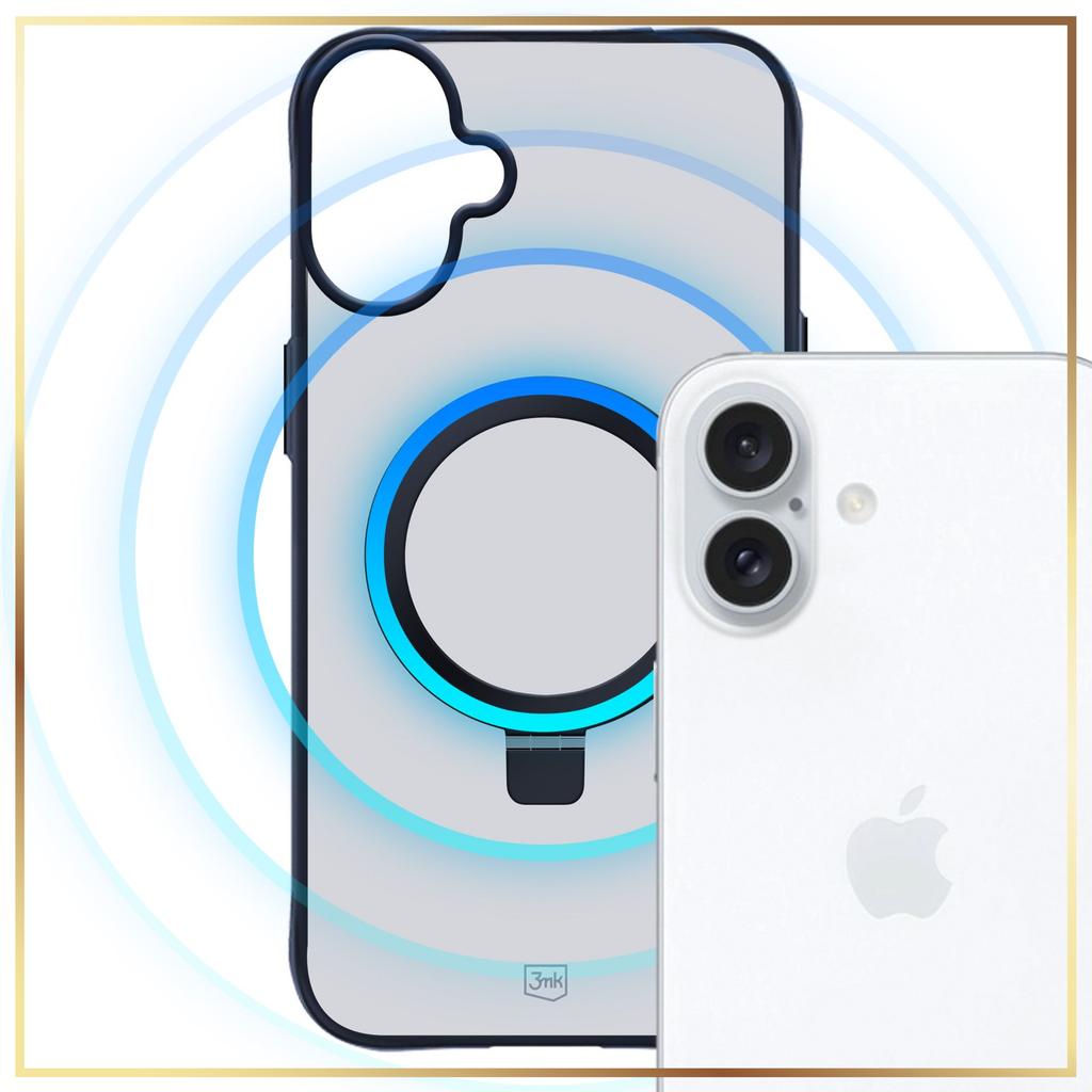 Etui 3Mk Smoke Case Mag&Stand Do Iphone 16