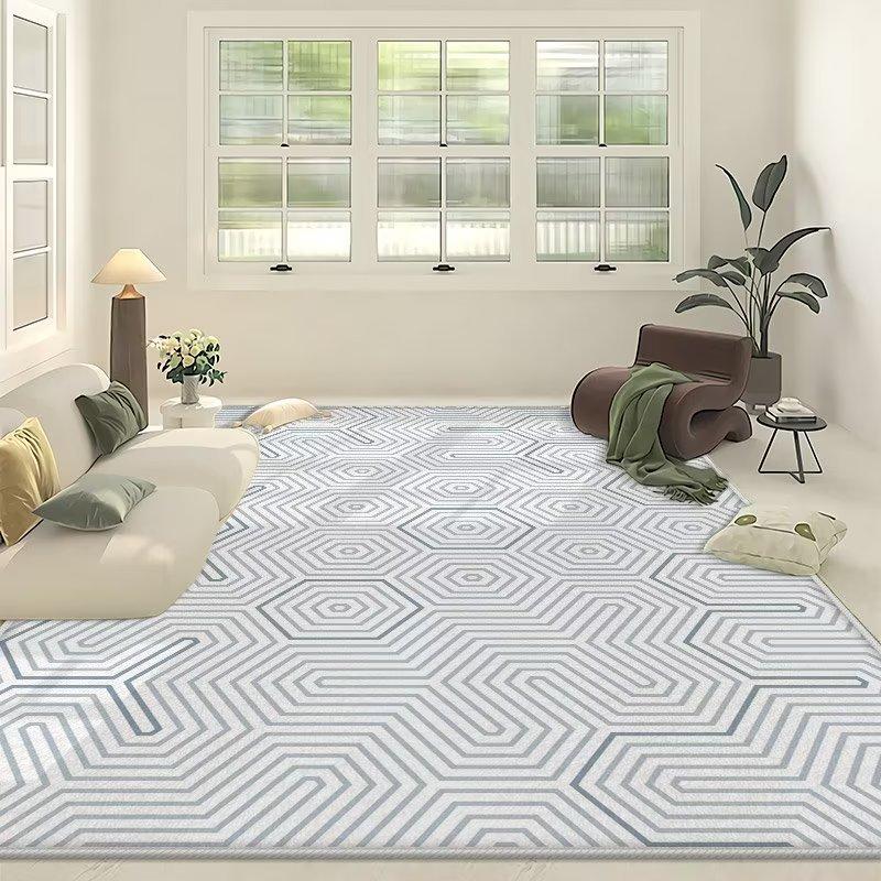 Simple Living Room Carpet Coffee Table Modern Large Area Household Use Anti Slip Room Bedroom Bedside Mat