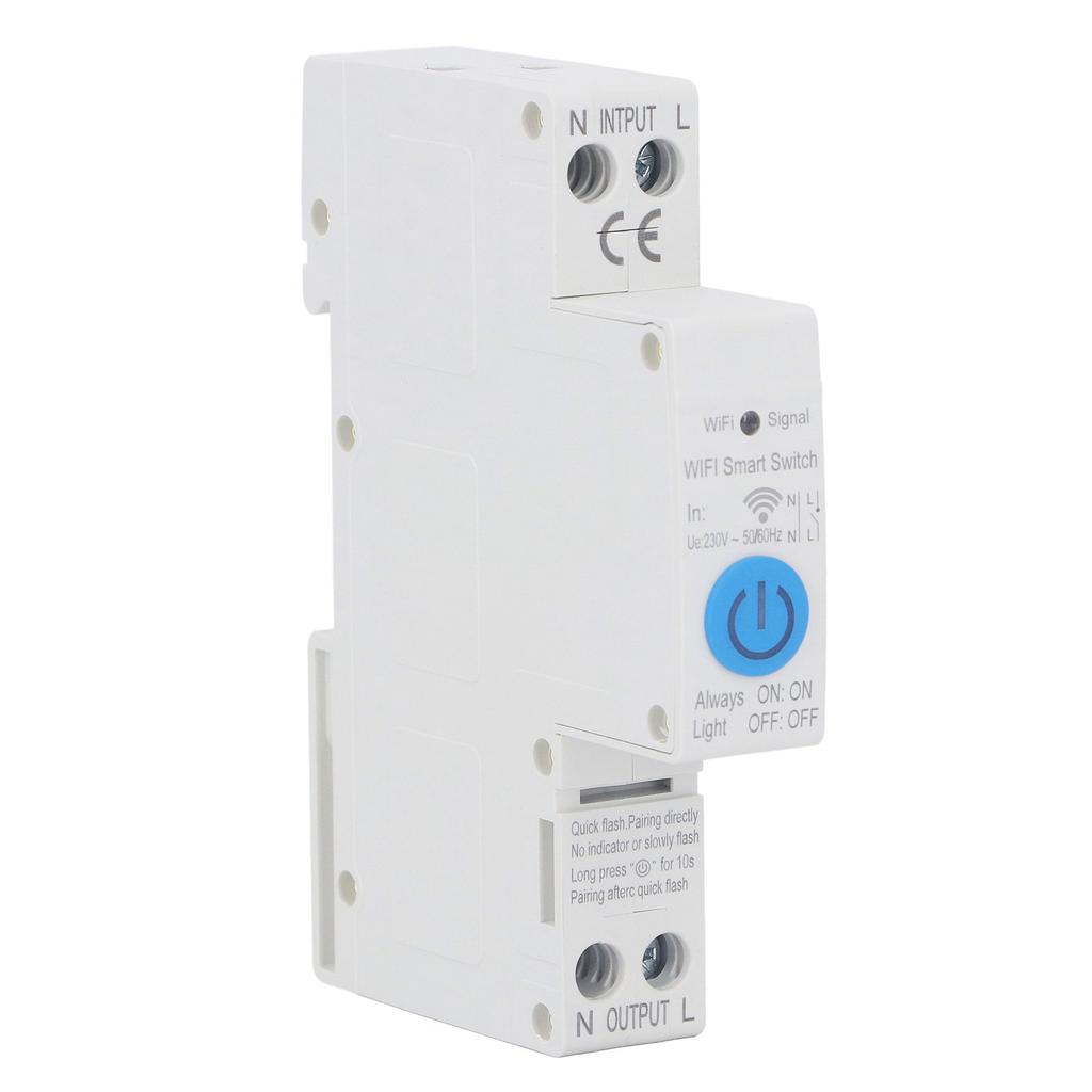 Timer Relay WiFi Remote Control Timing Switch Controller 1P 40A AC 230V for Home Appliances