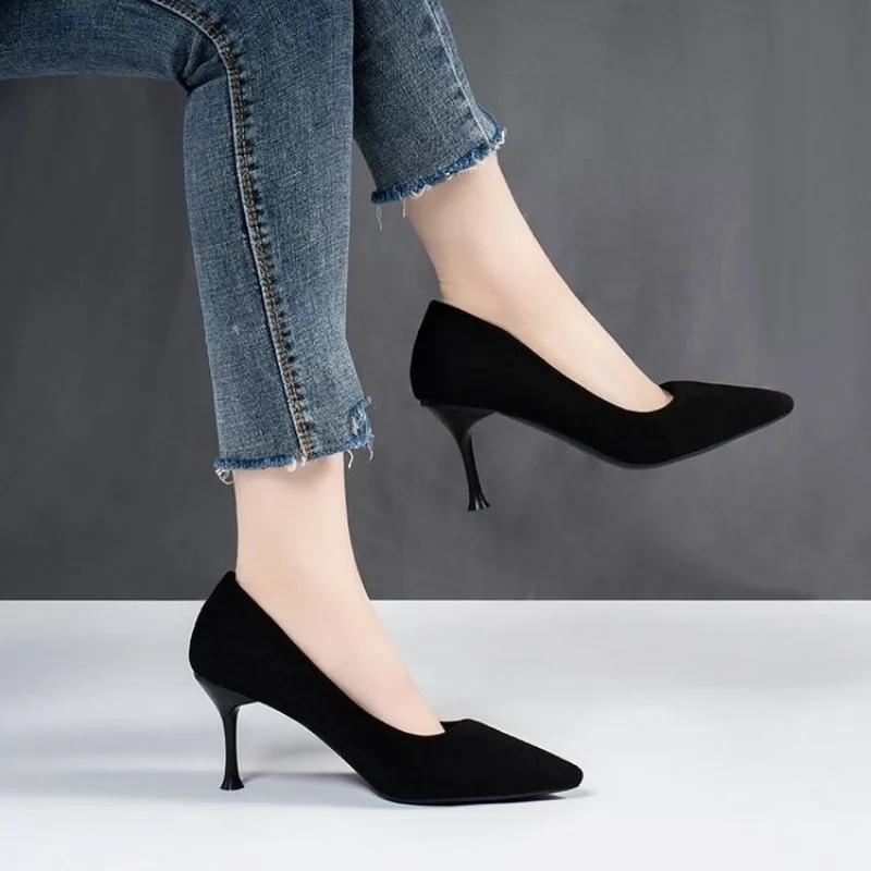 Fashion High Heel Women's Sandals 2025 Buckle Sandalias Party Open Toe Shoes Female Thick Heel Party Shoes Wedding Shoes