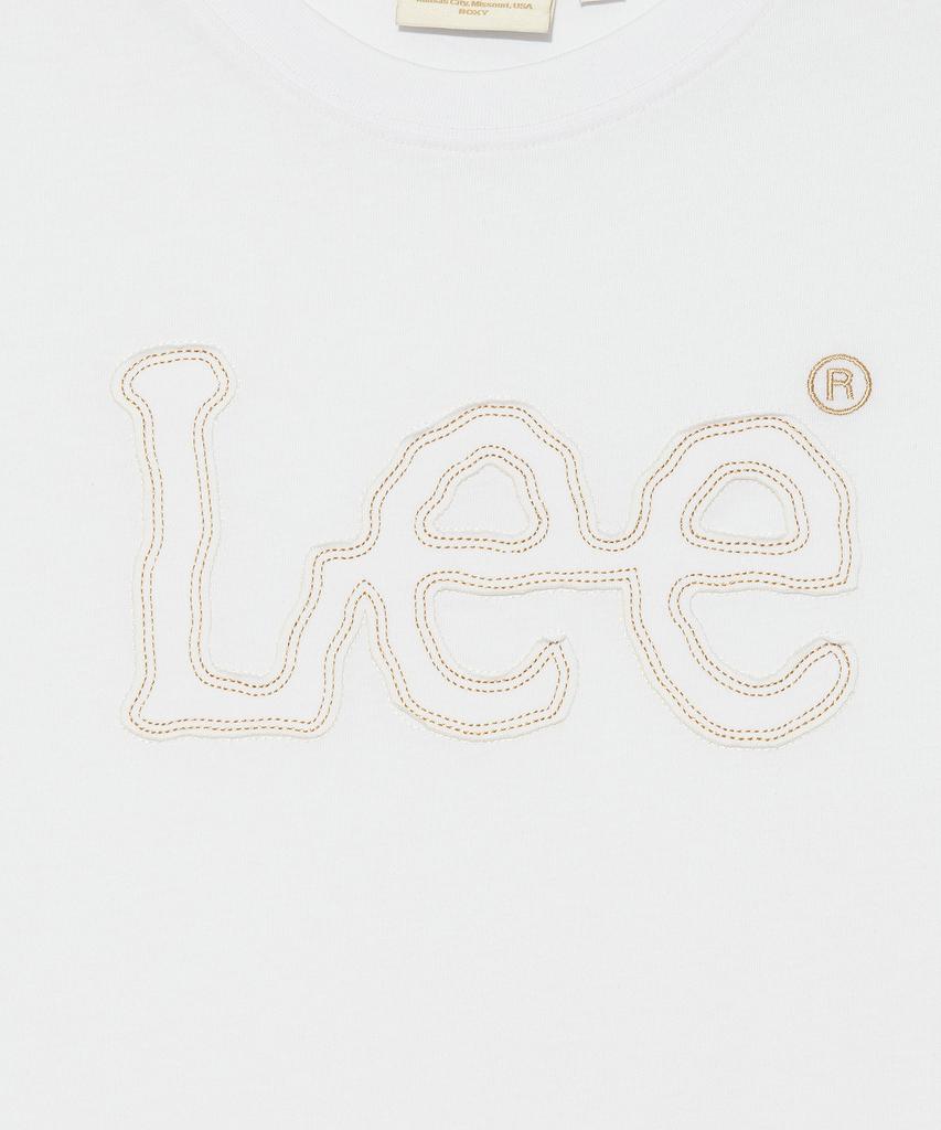 LEE Women'S Applique Big Twitch Logo T-Shirt White
