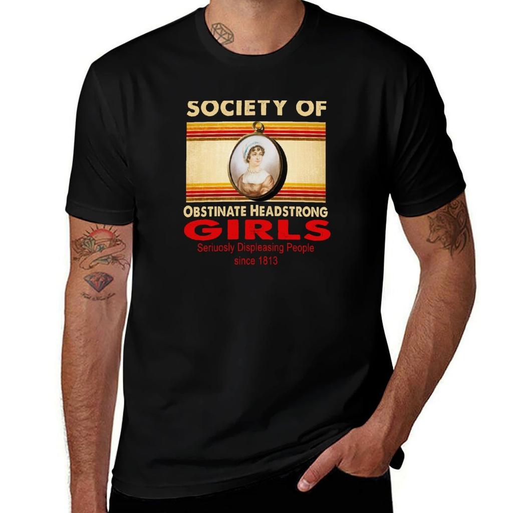 Unisexs Vintage Society Of Obstinate Headstrong Girls Seriuosly Displeasing People Since 1813 Tshirt