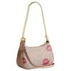Coach Teri Lips 20 Impression de Lèvres Poignée Amovible Toile Enduite Sac Bandoulière sous le Bras Petit Sacs Femme Beige Multicolore CZ943-IMSAS
