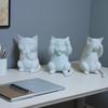 Super Cute Creative Simulation Three No Cats, No Evil Visible, If Not Obedient, Don't Speak ", Very Suitable for Home Decoration