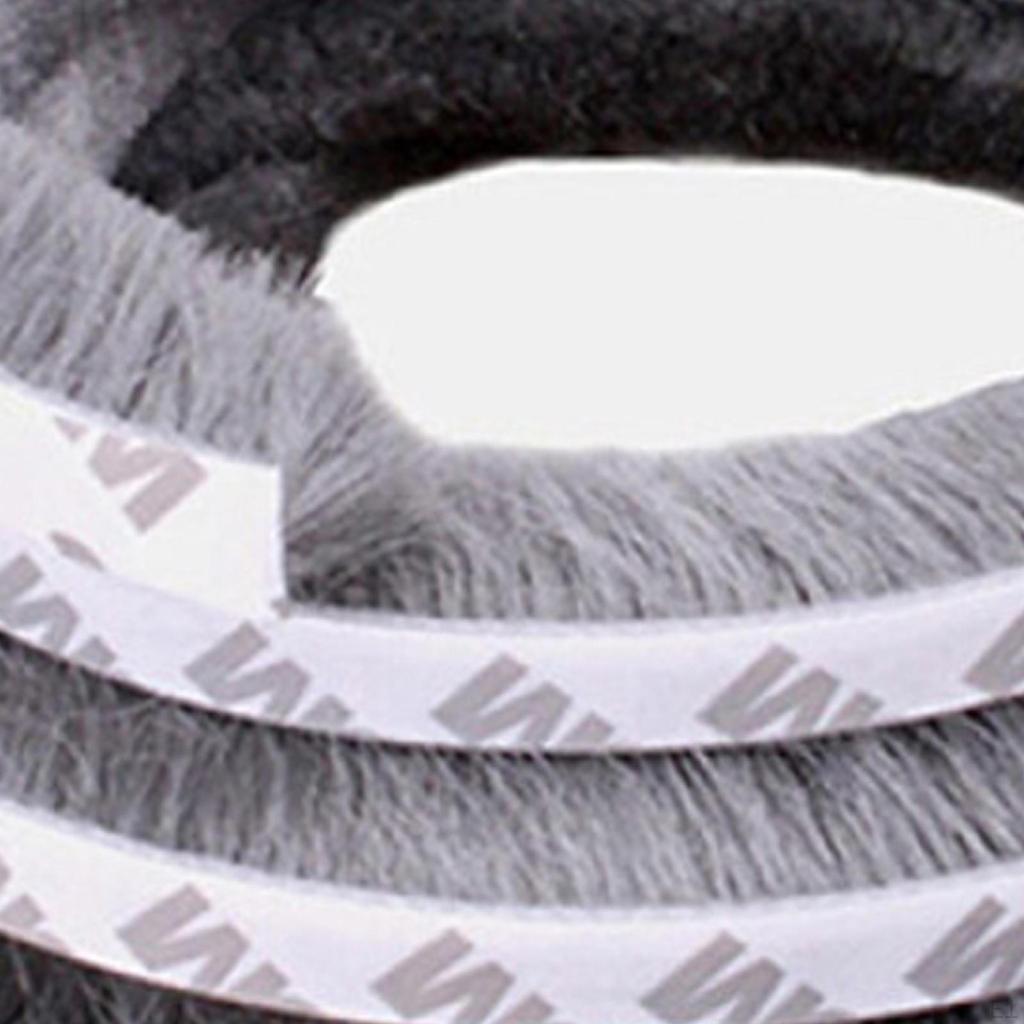 10M Self Adhesive Draught Excluder Brush Window Door Seal Tape Weather Strip