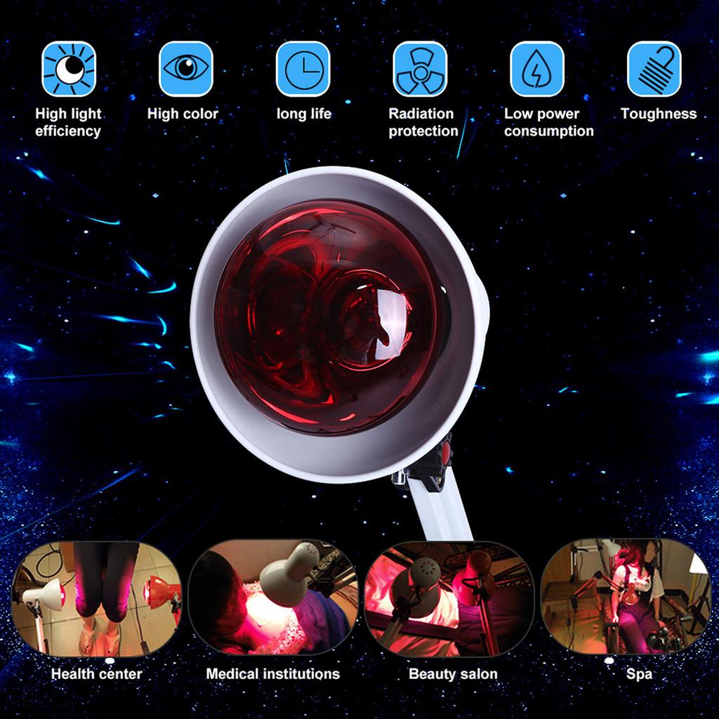 Desktop Electric Infrared Light Hting Therapy Lamp Body Muscle Pain Relief Trtment Device
