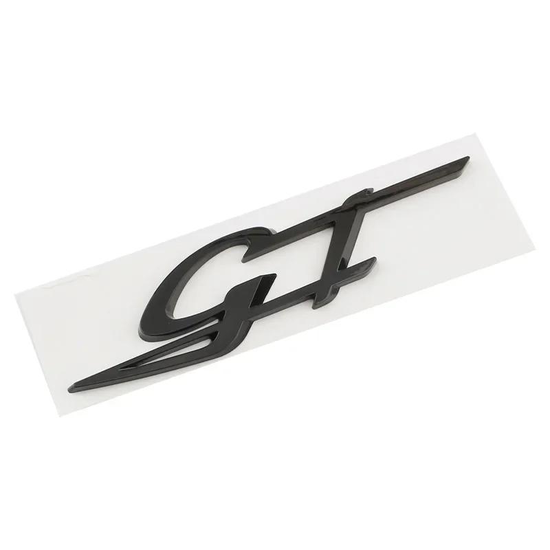 Car 3D ABS GT Logo Decals Emblem Badge Sticker For Maserati Levante Quattroporte Ghibli Modena GT MC20 2023 Styling Accessories