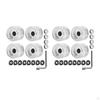 4 Pack Skate Wheel 58x32mm Luminous Quad Roller Skating Wheels for