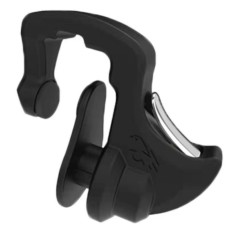 Controller Metalic pentru Jocuri pe Mobil cu Patru Degete și Buton Mecanic Fizic pe Spate