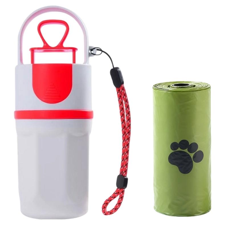 

Portable Dog Waste Pickers For Hygienic Pet Cleanup Portable And Durable Ideal For Small Dog Owners красный/белый