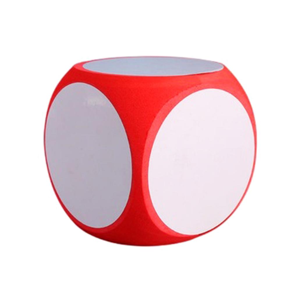 Erasable Blank Dices Big Foam Dices Educational Toy Teaching Aids Dices for Class Math Teaching