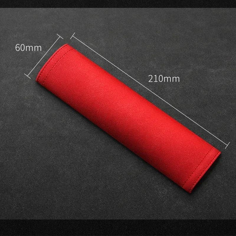 Leather Car Seat Belt Cushion Safety Belt Shoulder Protector Pad Accessories For Subaru XV Legacy WRX Forester Impreza GC8 STI ftet6