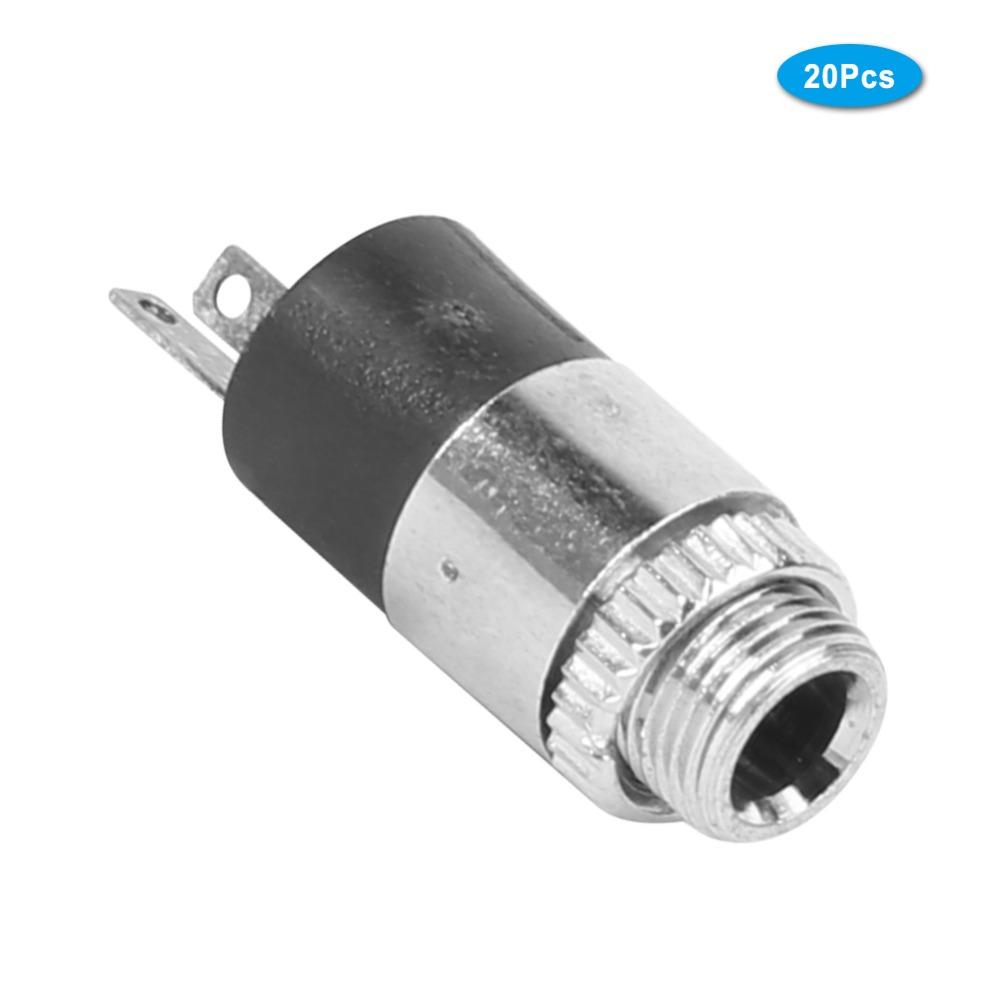 20 Pcs 3.5mm Headphone Female Socket PJ-392 Panel Mount Jack Earphone Socket Audio Equipment