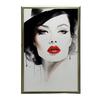 Portrait of Delicacy Portrait of Delicacy, 30X40 Cm, Gold Aluminum Frame, 230 Gsm Matte Paper
