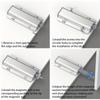 6pcs Push To Open System Damper Buffer For Cabinet Door Cupboard Catch For Home Kitchen Furniture Hardware Home Accessories