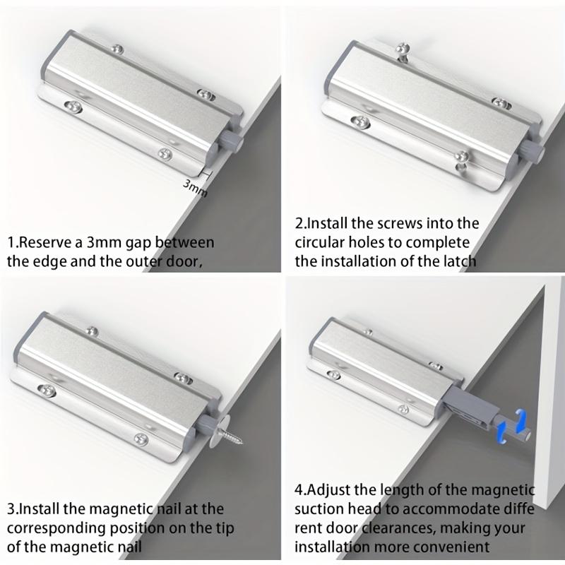 6pcs Push To Open System Damper Buffer For Cabinet Door Cupboard Catch For Home Kitchen Furniture Hardware Home Accessories