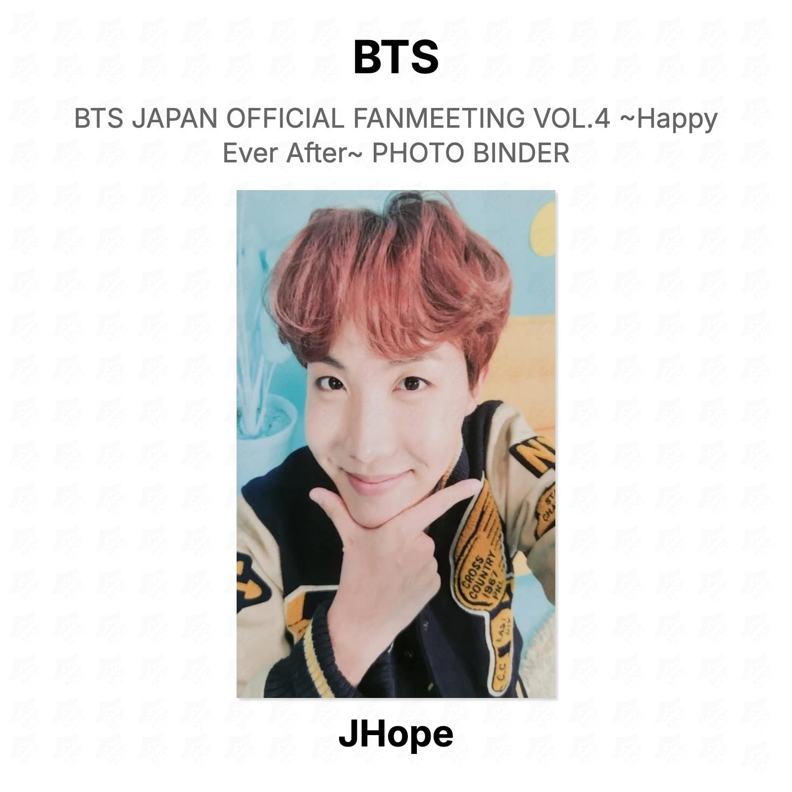 BTS JAPAN OFFICIAL FANMEETING VOL.4 ~Happy Ever After~ PHOTO BINDER Official Photocard J-Hope