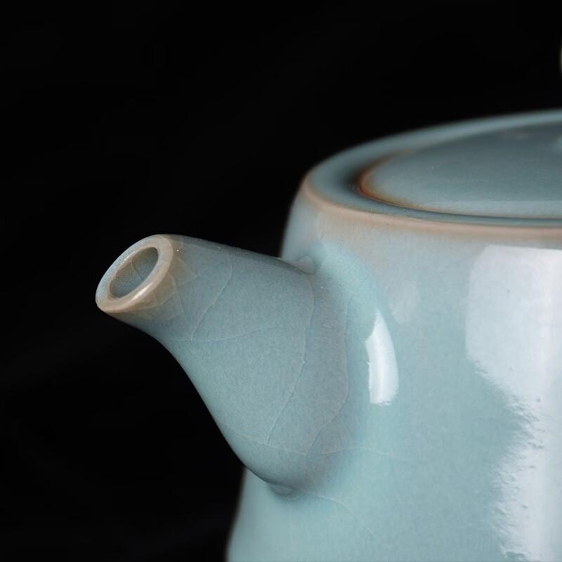 Hongbao Ru Kiln Jinglan Teapot - Handmade by Wang Zhenfang