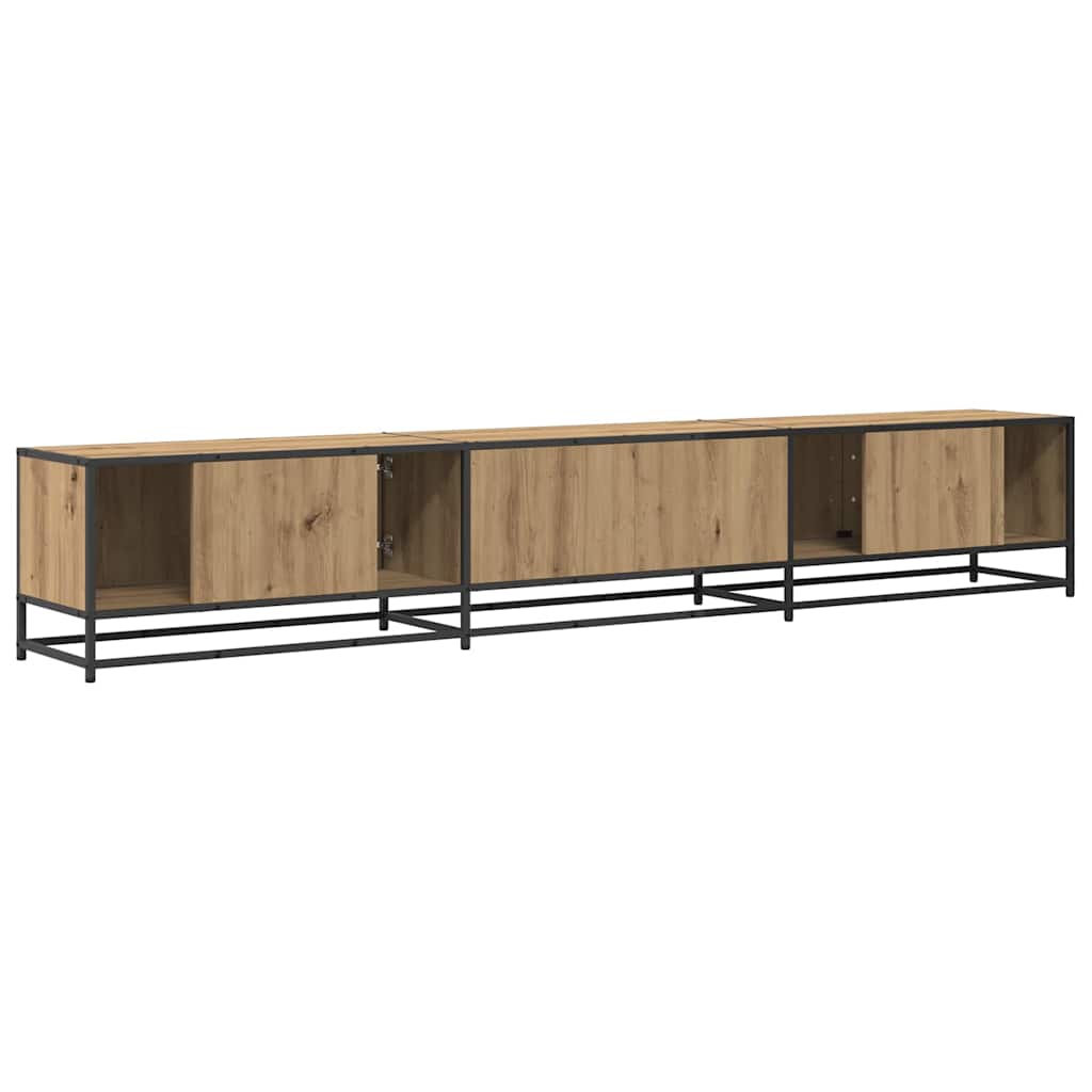 TV Units 2 Pcs Artisan Oak 240 X 35 X 41 Cm Engineered Wood