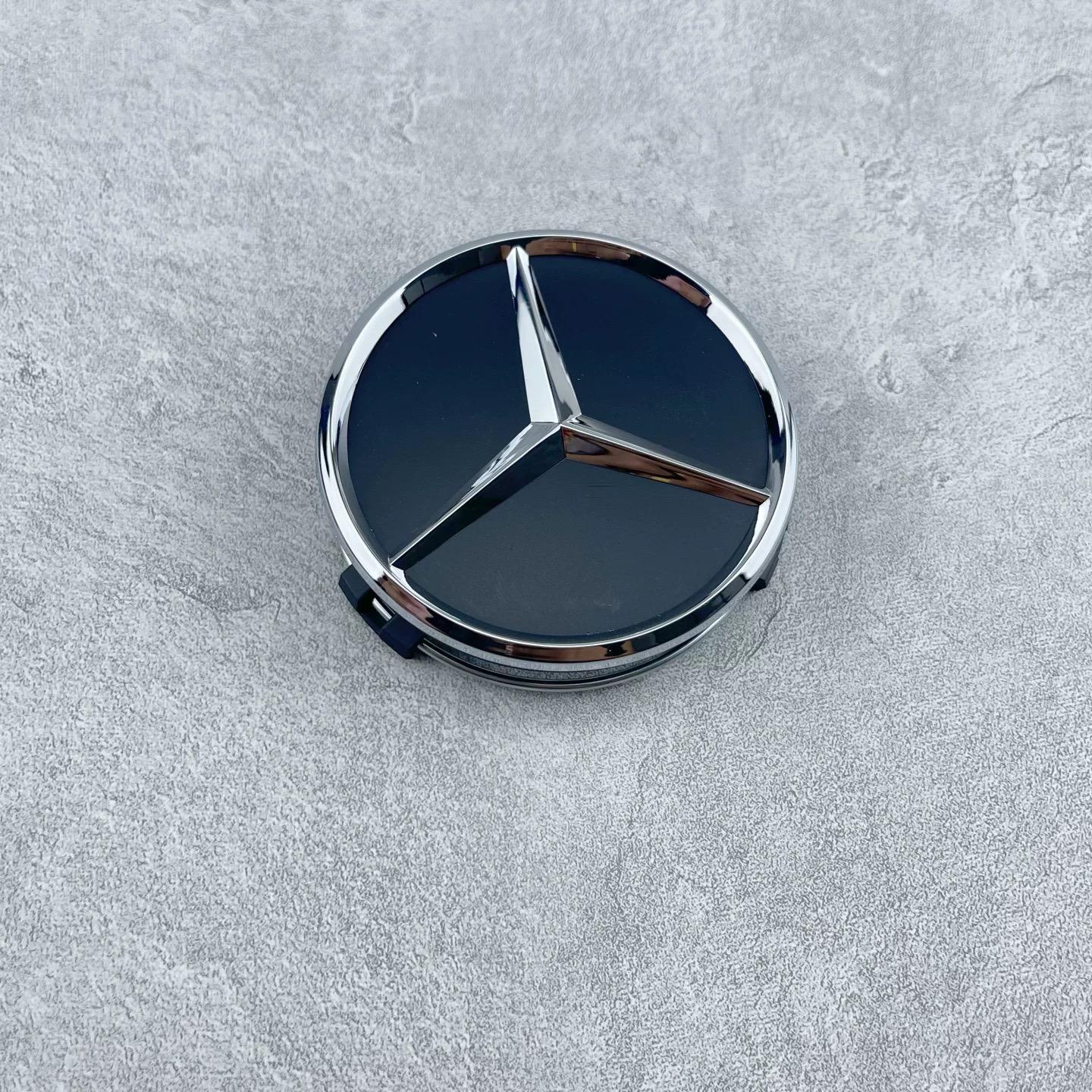 

4Pcs 75MM Car Wheel Center Logo Hub Cap For Mercedes Benz AMG W204 C218 A207 C117 CLA CLS E Class W212 S212 X166 W176W205 W246