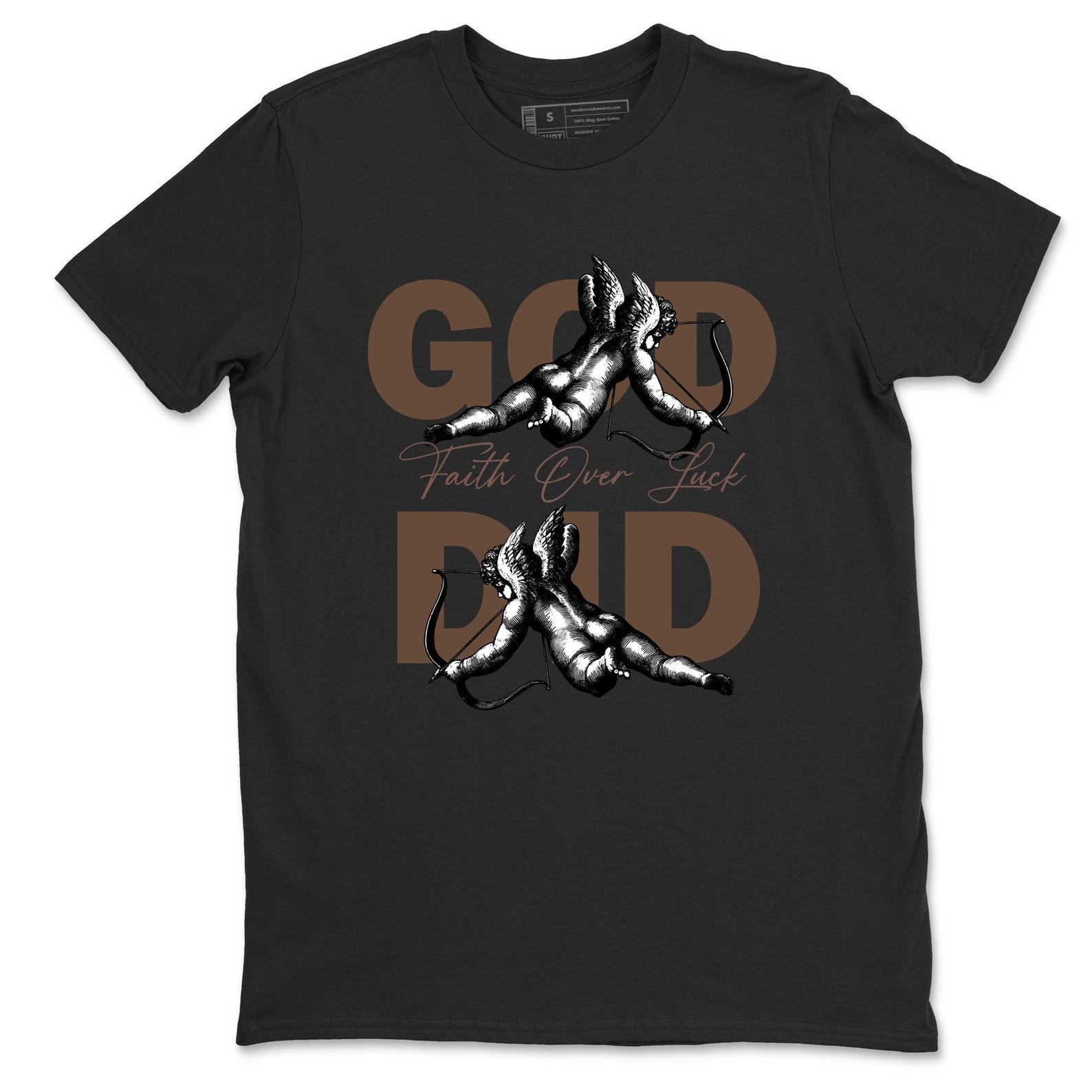 God Did Graphic T-Shirt - best T-Shirts to wear with jordans 4s Dark Mocha 3XL