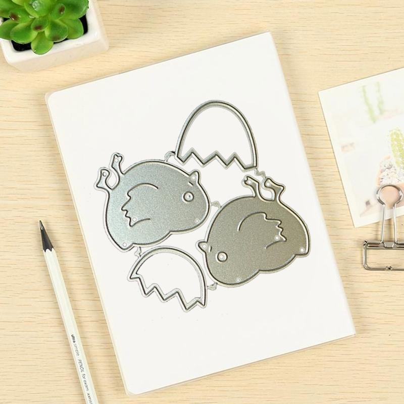 Metal DIY Embossing Moulds Cute Chick Embossing Stencil Cutting Dies for Album Paper Card Making Scrapbooking Durable
