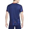 Nike Embroidered Logo Print Straight Fit Short Sleeve Soccer Shirt Men Tops Dark-Blue FJ1260-492