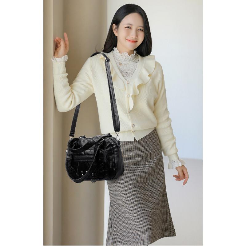 Soft Leather Crossbody Women's Shoulder Bag