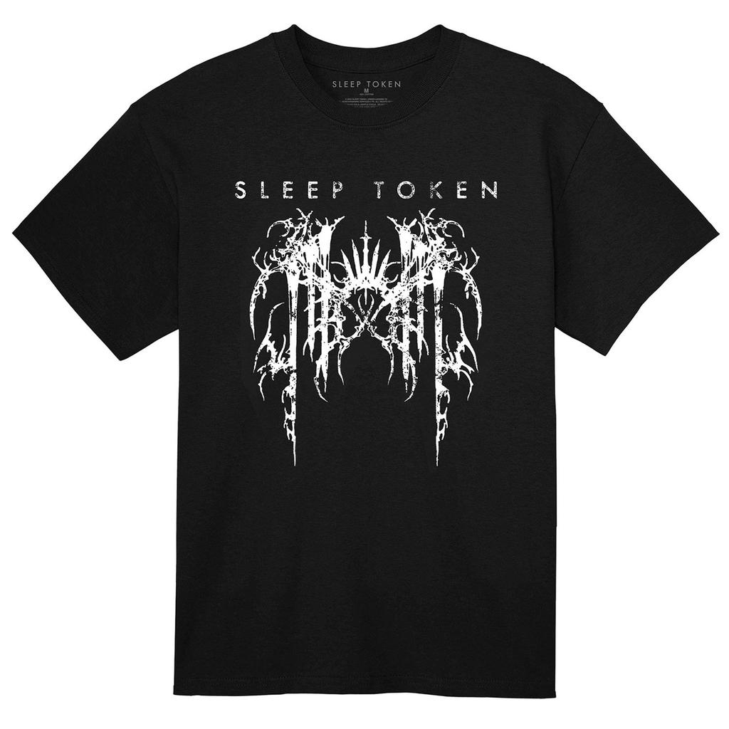 Men's Sleep Token Grunge Logo Front Only (Rockabilia Exclusive) T-Shirt Mens Womens Tees Top Small