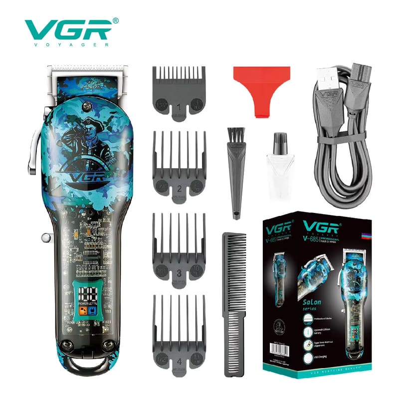 

Новый мужской парикмахерский салон Домашняя синяя граффити машинка для стрижки волос ЖК-светодиодный цифровой дисплей Профессиональная электрическая машинка для стрижки Высокая мощность Длительная работа Машинка для бритья синий