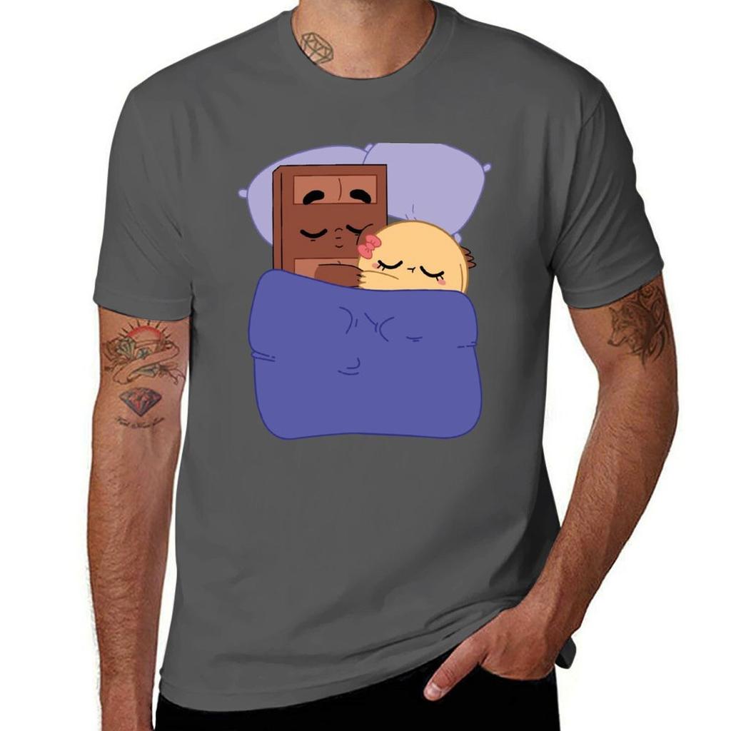 Sleepy Choco And Pancake Tshirt Moisture Wicking Quick Dry Tee
