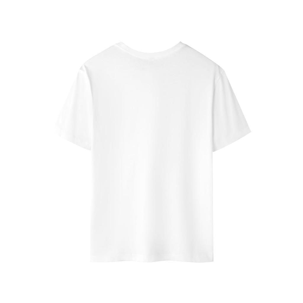 adidas T Shirts Unisex White Crew Neck Moderate Straight Fit JF3219