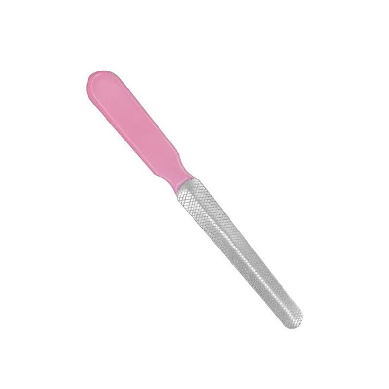 Stainless Steel Double Sided Pet Nail File Non Slip Handle Manual Grinding Nail Polishing Tool for Dogs Cats Grooming Supplies