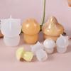 4Pcs Silicone Molds for Mushroom Ornaments Cute Resin Epoxy Molds DIY Keychain Charm Mushroom Molds House Orament Craft