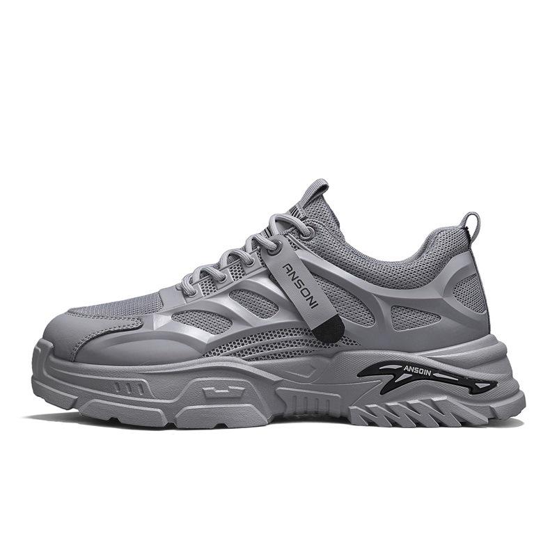 Spring fashion casual shoes fly-woven mesh comfortable non-slip versatile low-top running shoes men s shoes green 39