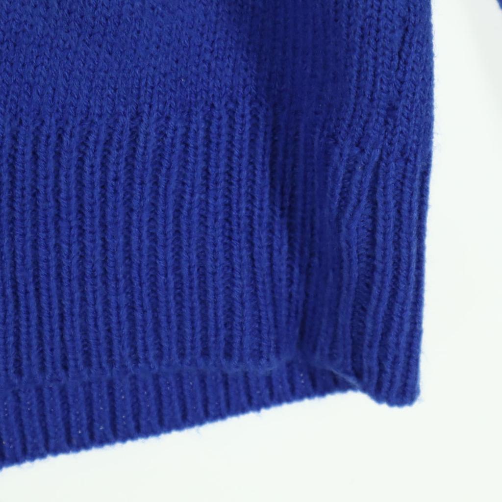 Beauty products LOGAN knitting mills Long sleeve knit F blue Men's Used