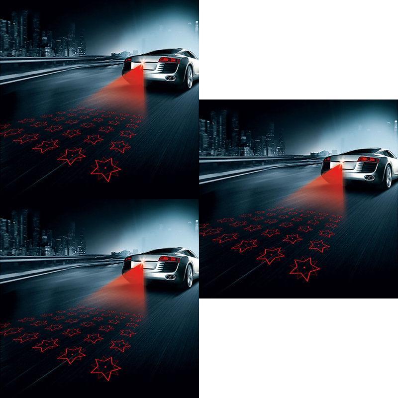 Fish And Star Pattern Car Motorcycle Laser Light With High-quality Anti-fog Signal