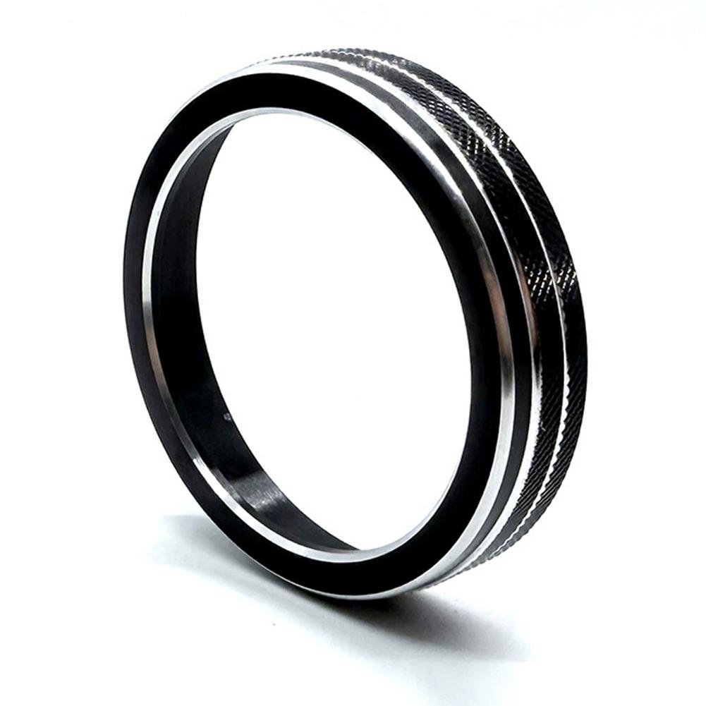 AC Climate Control Knob Trim Rings For 2013-2017 Hyundai Ix45 Models Interior Decor Accessories Air Conditioning Knob Ring
