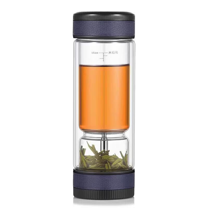 Tea Love CZL-007 Double Wall Glass Tea Infuser Bottle