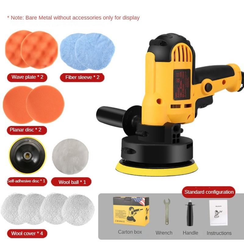 700W Car Beauty Sealing Glaze Power Tool High Power Electric Car Polisher Adjustable Speed Handheld Polishing Machine