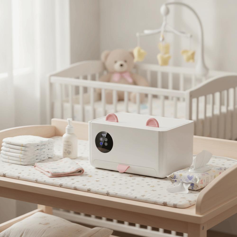 Portable Baby Wipe Warmer Safe Heating Box Multi-Functional Wet Tissue Heater Home Use