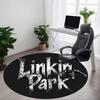 1pc Linkin Park Chair Carpet for Office Non-Slip, Soft & Comfortable, Carpet for Office, Gaming, Lightweight Round Floor Mat