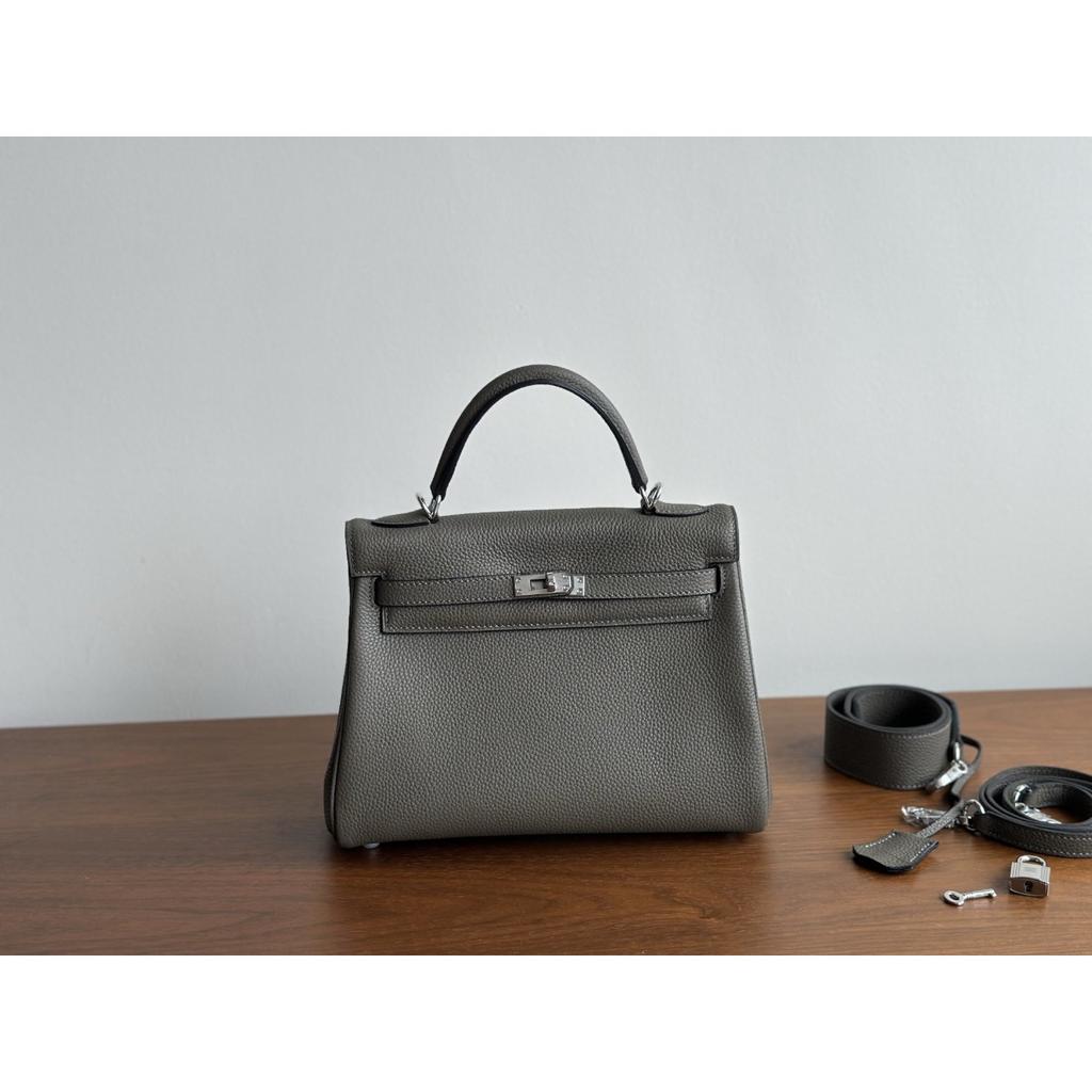 Kazilan Kelli Togo skóra klasyczna modna torebka Kelly wysoki styl na ramię listonoszka torebka damska