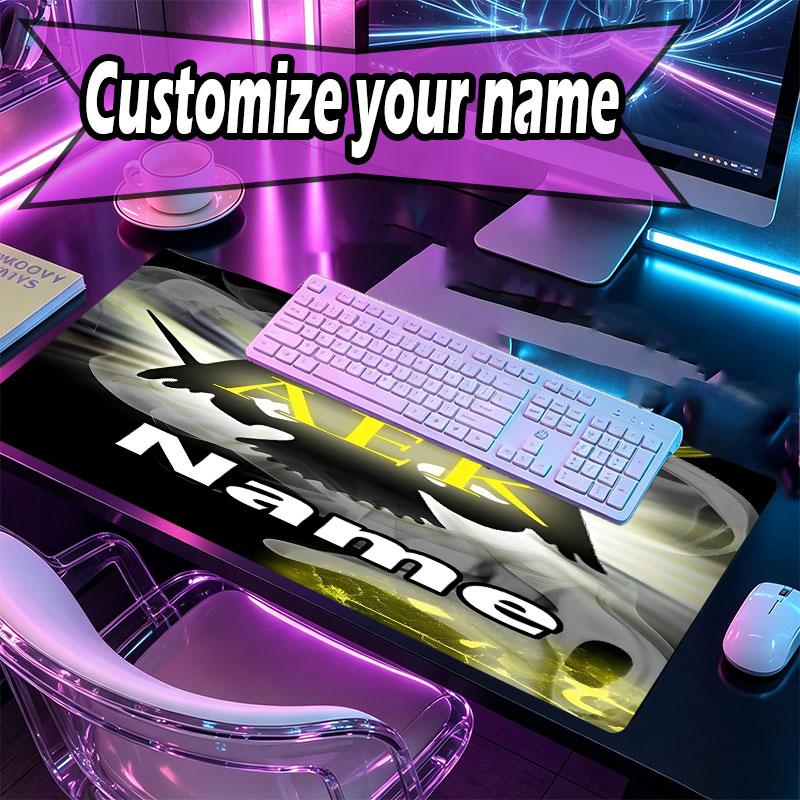 Custom Name Personalized AEK Athens FC Pattern Mousepad, Laptop PC Desk Mat, Decorative Desk Mat for Home Keyboard Pad Gift