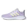 Adidas Neo Runfalcon Series Retro Mesh Non-Slip Low-Top Casual Running Shoes Women sneaker Light-Purple Yellow EG8632