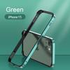 Hybrid Silicone Frame Aluminum Metal Phone Case For iPhone 17 16 15 14 13 12 Pro Max Better Heat Bumper