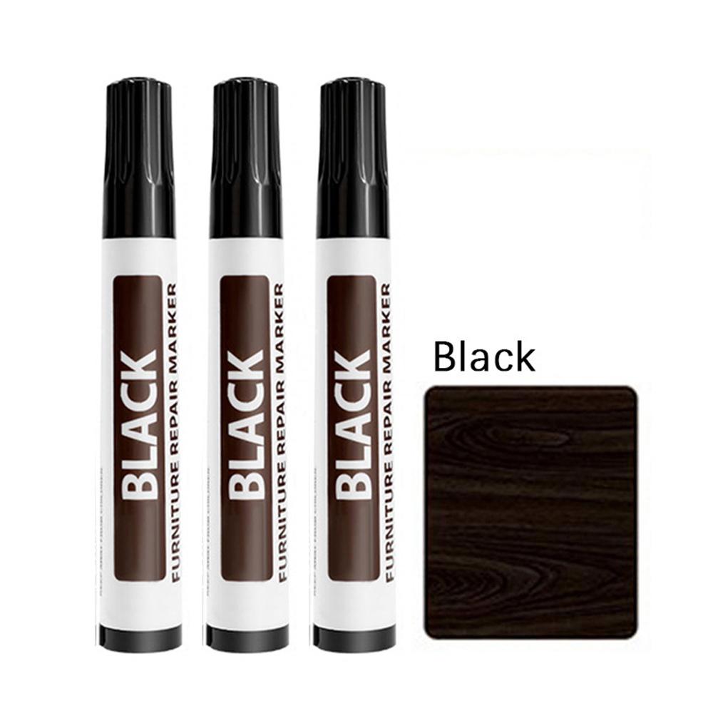 3Pc Furniture Touch-up Marker Waterproof Permanent Markers Pen for Restore Repair Andy Wood Surface