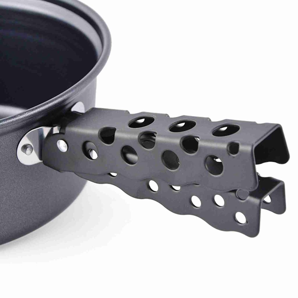 Camp Plates And Pans Sets Nonstick Backpacking Picnic Cooking Ultra lightweight Portable