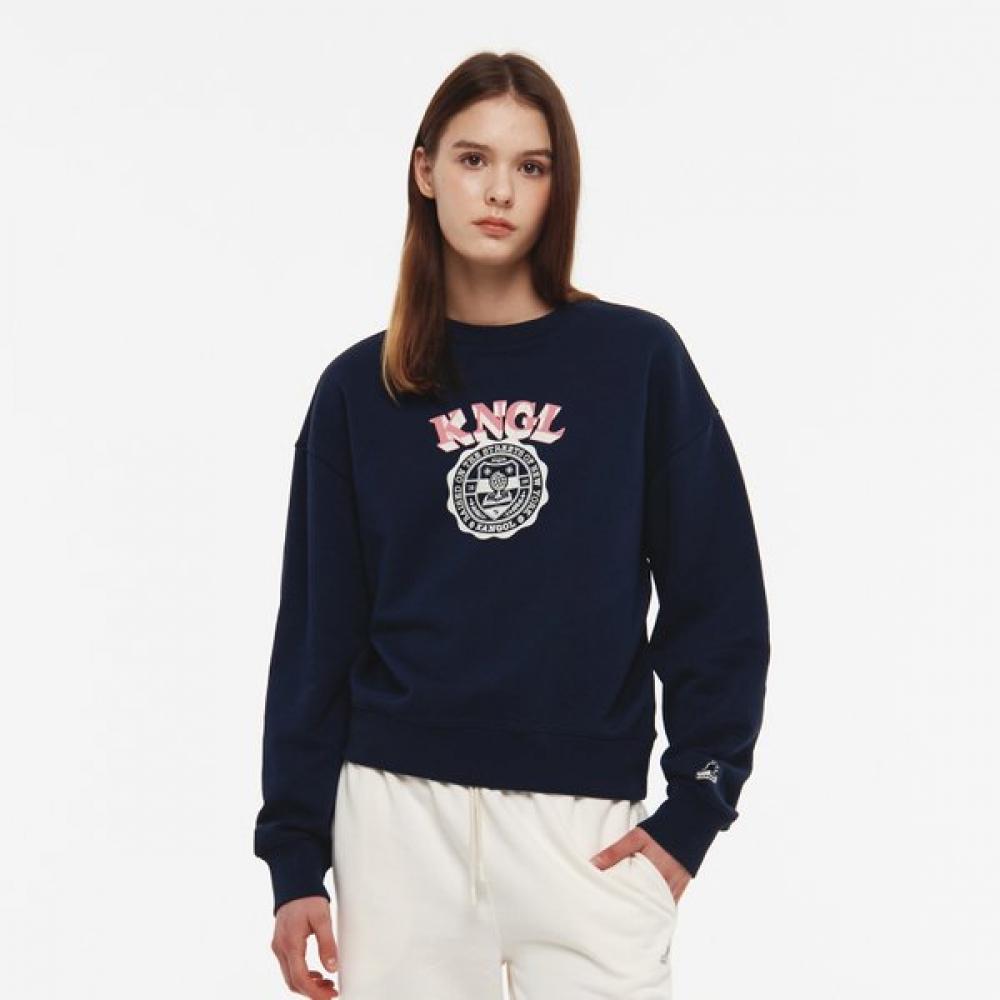 

Kangol Women S overSized SweatShirt Dark Blue 1793 LA