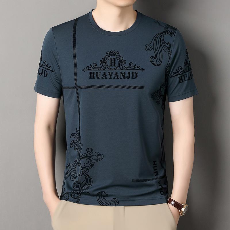 Summer Men s Breathable Short Sleevet Crew Neck Short Sleeve Short Sleeve M